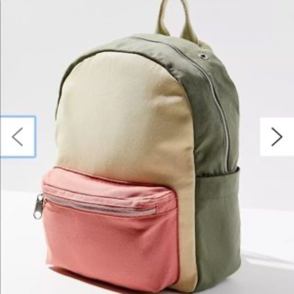 Color Block Canvas Backpack | Urban Outfitters